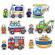 Set 6 puzzle echipa de salvare (2 si 3 piese) rescue squad