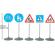 Set ce contine 5 semne diferite de circulatie