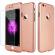 Husa Full Cover  360(fata + spate + folie sticla) pentru iPhone 6 / 6S Rose Gold