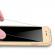 Husa Full Cover  360(fata + spate + geam sticla) pentru iPhone 6 / 6S Gold