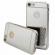 Husa de protectie tip oglinda iPhone 8+Luxury Silver Plated