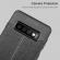 Husa pentru Samsung Galaxy S10 Plus GloMax AUTO FOCUS cu insertii de piele neagra