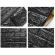 Tapet 3D Black design perete modern din caramida in relief Autoadeziv77x70 cm