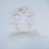 Bentita din danteluta - floricele (culoare: alb, marime disponibila: 0-12 luni)