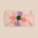 Bentita lata cu floricica cu petale colorate (culoare: alb, marime disponibila: