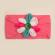 Bentita lata cu floricica cu petale colorate (culoare: rosu, marime
