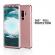 Husa GloMax FullBody Rose-Gold pentru Samsung Galaxy S9 Plus cu folie de protectie inclusa