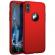 Husa GloMax FullBody Rosu pentru Apple iPhone X cu folie de sticla inclusa