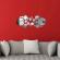 Set Oglinzi Design 3D SILVER ROUND - Oglinzi Decorative Acrilice Luxury Home 26 buc/set