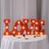 Lampa de veghe Love romantic, cu lumina calda ambientala, cu 11 becuri led, rosu