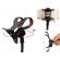 Suport flexibil cu rotatie 360° , brat si clema metalica ,50 cm , Negru
