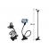Suport flexibil cu rotatie 360° , brat si clema metalica ,50 cm , Negru