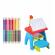 Set 12 Creioane Bicolore MILAN, Corp din Lemn Triunghiular si Doua Capete de Scriere, 24 Culori Diferite
