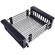 Cos Multifunctional Extensibil, Scurgator vase, Accesoriu chiuveta,Usor de Curatat, Dimensiuni 29,5-44,5 x 22,5 x 9cm - Culoare Neagra