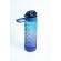Sticla de Apa Inspirationala pentru Fitness sau Camping, 1L - Mesaj Motivational NeverGiveUp, Culoare Albastru/Mov
