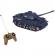 Jucarie tanc militar cu telecomanda, 4 directii si lumini tiger 211 albastru
