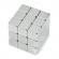 Magnet puternic neodim cub 10x10mm cu suprafata nichelata