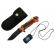 Briceag de vanatoare ideallstore®, medical rescue, 20 cm, otel inoxidabil, negru, husa inclusa