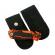 Briceag de vanatoare ideallstore®, medical rescue, 20 cm, otel inoxidabil, negru, husa inclusa