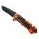 Briceag de vanatoare ideallstore®, medical rescue, 20 cm, otel inoxidabil, negru, husa inclusa