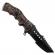 Briceag de vanatoare ideallstore®, military press, 21.5 cm, otel inoxidabil, multicolor