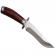 Cutit de vanatoare ideallstore®, fancy blade, 25.5 cm, argintiu, teaca inclusa