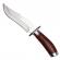 Cutit de vanatoare ideallstore®, fancy blade, 25.5 cm, argintiu, teaca inclusa