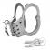 Catuse, otel inoxidabil, ideallstore®, husa inclusa, 20.5 cm