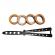 Set briceag fluture si rozeta extensibila , ideallstore® , otel inoxidabil, argintiu