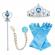 Set patru accesorii printesa elsa frozen ,ideallstore®, 3-12 ani