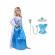 Set rochie si patru accesorii elsa frozen, ideallstore®, 7-9 ani, carnaval