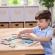 Puzzle educativ din lemn, cu rotite dintate, oceanul, 8 piese, pentru copii 3