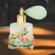 Sticla vintage cu pulverizator pentru parfumuri, model floral cu future, 50 ml