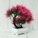 Bonsai decorativ artificial in ghiveci, roz, 28 cm, mct-18k99r