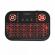 Tastatura wireless mini k700c cu touchpad, usb, rgb, bt