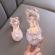 Pantofi roz cu strasuri si pietricele - princess (marime disponibila: marimea