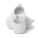 Pantofiori albi cu fundita din dantela (marime disponibila: 3-6 luni (marimea