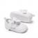 Pantofiori albi cu fundita din dantela (marime disponibila: 6-9 luni (marimea