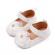 Pantofiori albi pentru fetite - gorgeous (marime disponibila: 3-6 luni (marimea
