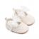 Pantofiori ivoire cu danteluta inflorata (marime disponibila: 6-9 luni (marimea