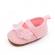 Pantofiori roz cu danteluta - bella (marime disponibila: 3-6 luni (marimea 18