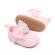 Pantofiori roz cu danteluta inflorata (marime disponibila: 6-9 luni (marimea 19