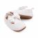 Pantofiori albi crosetati (marime disponibila: 6-9 luni (marimea 19