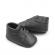 Pantofiori gri pentru baietei - stan (marime disponibila: 3-6 luni (marimea 18