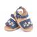 Sandalute din blugi cu floricele brodate (marime disponibila: 12-18 luni