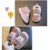Pantofi imblaniti roz cu picatele albe (marime disponibila: 9-12 luni (marimea