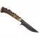 Cutit de vanatoare ideallstore®, the goat knife, 21 cm, bej, husa piele ecologica