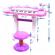 Instrument muzical malplay orga electronica - pian cu mp3, cu lumini si sunete, cu microfon si scaunel roz
