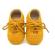 Pantofiori eleganti bebelusi drool (culoare: mustar, marime: 0-6 luni)