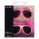 Ochelari de soare pentru copii mokki click & change, protectie uv, roz, 2-5 ani, set 2 perechi